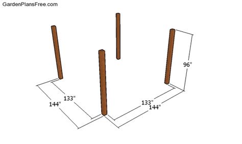 12x12 Pergola Plans - Free Online - PDF Download