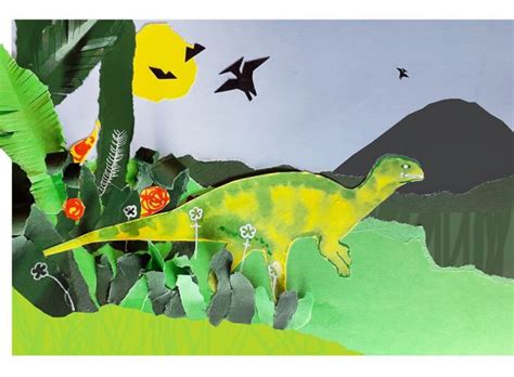 Dinosaur Paint and Collage - Corinium Museum