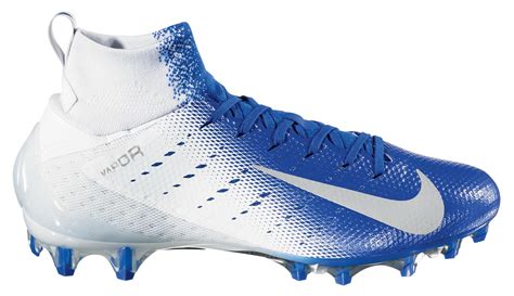 Nike Men's Vapor Untouchable 3 Pro Football Cleats White/Blue 11 ...