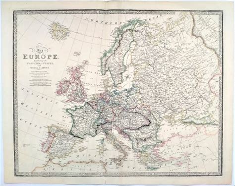 Europa, Europe; James Wyld / London, 1870. - Map of Europe - Catawiki