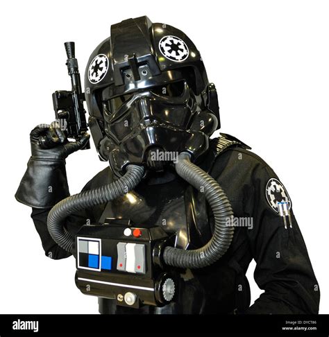 A TIE fighter pilot from Star Wars Stock Photo - Alamy