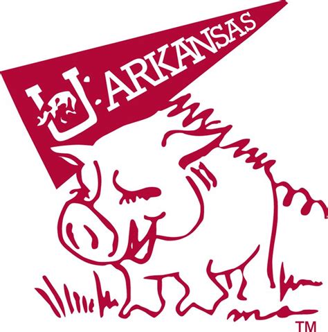 Arkansas Razorbacks Logo Mascot Logo (1969-1974) - SportsLogos.Net in ...