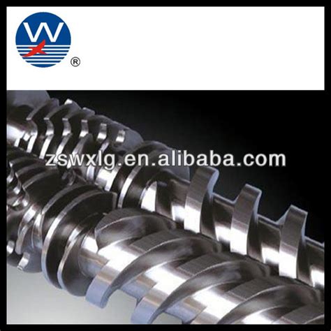 Pvc Counter-rotating Twin-screw Extruder Screws / Barrels, High Quality ...