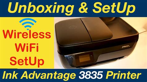 HP OfficeJet Ink Advantage 3835 Wireless SetUp, Unboxing, WiFi SetUp ...