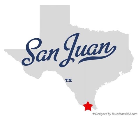 Map of San Juan, TX, Texas