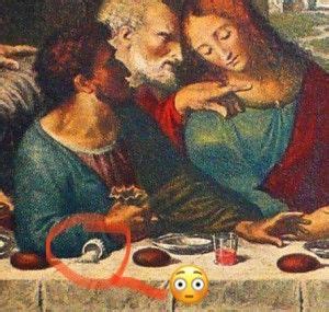 The Last Supper Judas Salt