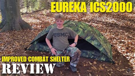 Eureka ICS 2000 USMC one man tent setup, rainfly, and ground sheet ...