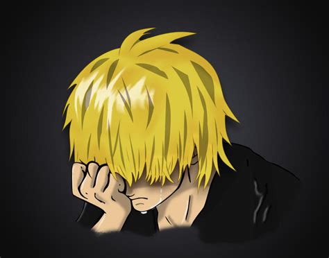 Sad Anime Boy (vector) by constantine3112 on DeviantArt