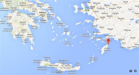 Rhodes Greece Map - World Easy Guides