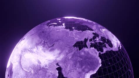 Premium Photo | 3d render of japan and asia globe map technology and futuristic purple line ...