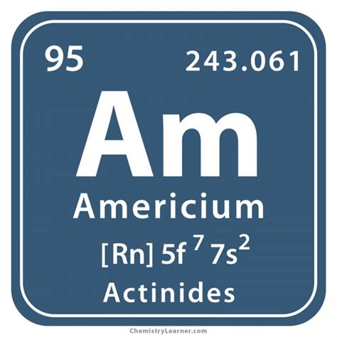 Americium Definition, Facts, Symbol, Discovery, Properties, Uses