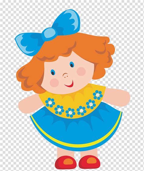 Cute Doll Vector Illustration On White Background Royalty Free SVG - Clip Art Library