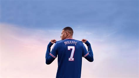 kylian mbappe fifa 22 5k Mac Wallpaper Download | AllMacWallpaper