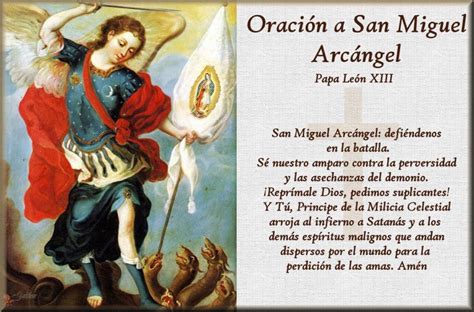 NOVENA A SAN MIGUEL ARCÁNGEL ¡ORACIÓN PODEROSA!