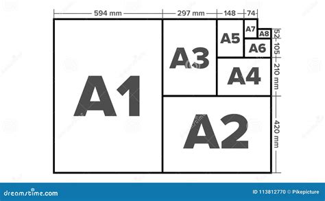 Paper Sizes. B5, US Letter A4, Legal Size Comparison, Paper Sheet ...