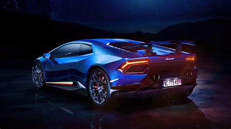 1920x1080 Blue Lamborghini Huracan 4k Rear Laptop Full HD 1080P ,HD 4k ...