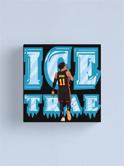 "Trae Young - ICE Trae" Canvas Print for Sale by AYA-Design | Redbubble