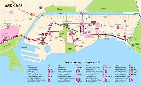 Waikiki Bus Route Map pertaining to Printable Map Of Waikiki | Printable Maps