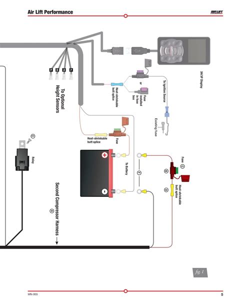 27703 Air Lift 3H/3P Second Air Compressor Harness For System Wiring | eBay