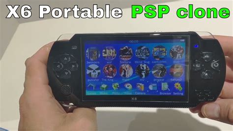 X6 Portable Game - YouTube