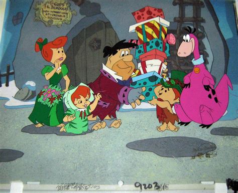 Original Production Cel - A Flintstones Christmas Carol | #1822728729