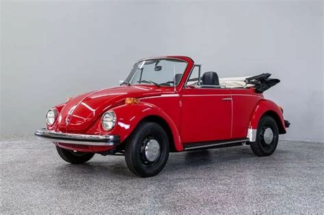 1974 Volkswagen Beetle 18934 Miles Red Convertible 1600 cc 4-Spd Manual for sale - Volkswagen ...