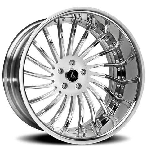 22" Artis Forged Wheels International Chrome Rims #ATF077-7