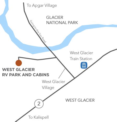 How to Get to West Glacier Motel & Cabins: West Gate of Glacier NP