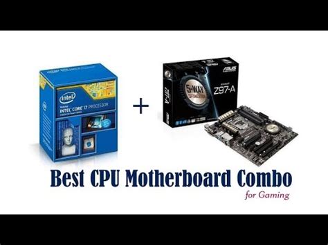 Best CPU Motherboard Combo - ASUS Z97-A + Intel i7-4790K | Best CPU Motherboard Combo for Gaming ...