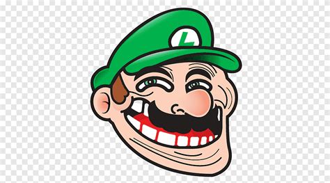 Trollface Internet, Mario Luigi Bros. Trollface, luigi, arte, Museo d ...