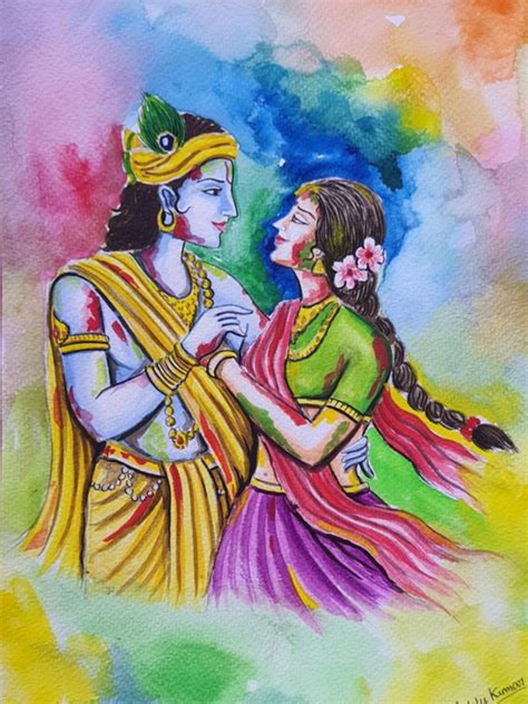 Top 999+ radha krishna colour drawing images – Amazing Collection radha ...