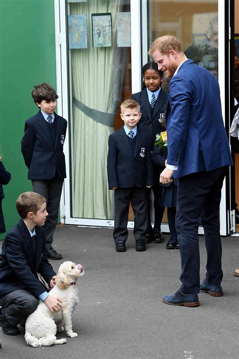 Prince Harry Gets an Adorable Welcome from Young Students