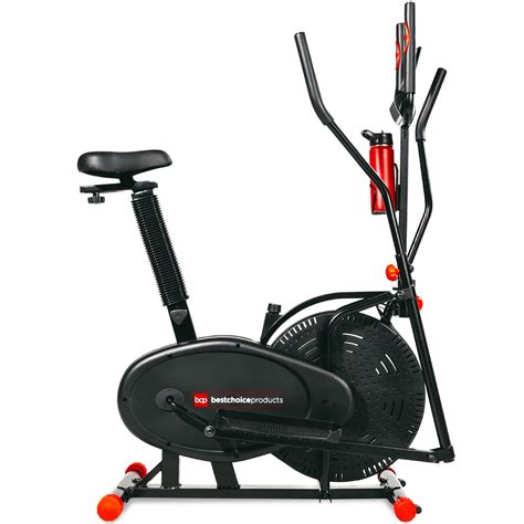 Best Choice Products 2-in-1 Elliptical Trainer Exercise Bike w/ LCD Screen, Adjustable Seat ...