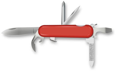 Clipart - a swiss knife