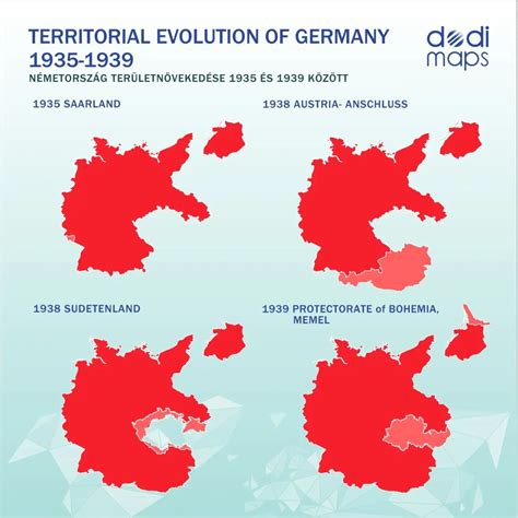 Territorial evolution of Germany,... - Maps on the Web