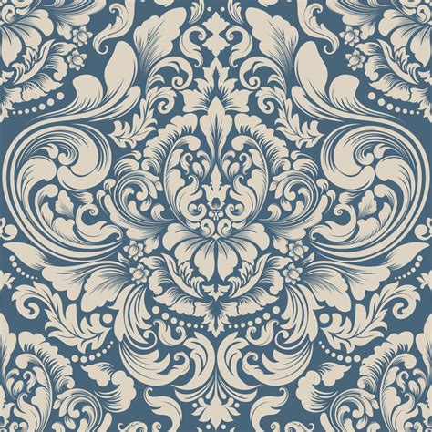 Vintage Damask Seamless Pattern Background 3117457 Vector Art at Vecteezy