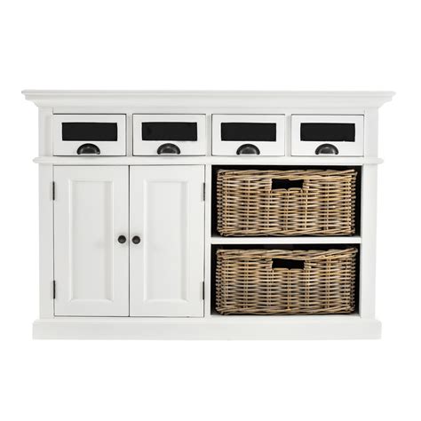 Kitchen Buffet, Classic White | Modern farmhouse kitchens, Kitchen ...