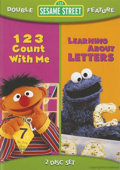 Sesame Street: 123 Count With Me / Learning About Letters (Double Feature) (DVD 2008) | DVD Empire