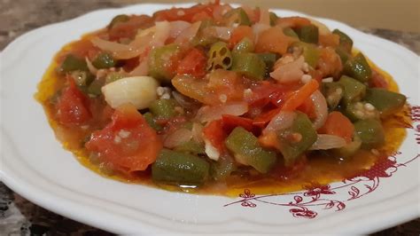 Sauteed okra with tomato and onion from stayathome mom - YouTube