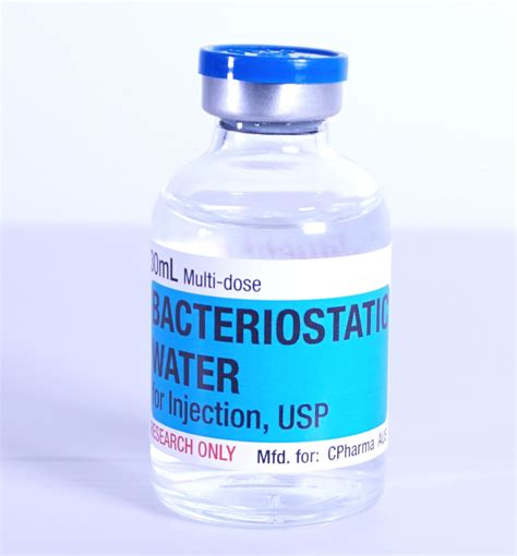 Bacteriostatic Water 30ml Multi-dose Vial - Vials Direct | Glass Vials & Lids | Shopping Online