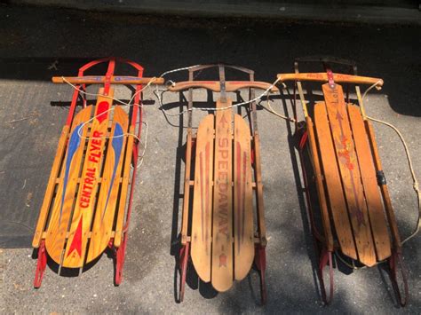 Three vintage sleds for sale! - Milford, CT Patch