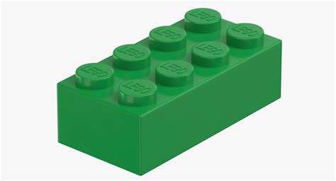 Lego brick 2x4 earth model - TurboSquid 1409487