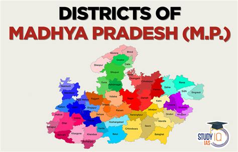 Districts of MP List, Name, Importance, Madhya Pradesh Map