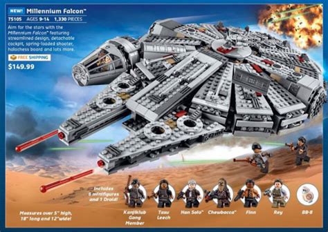 LEGO Star Wars Episode VII Millennium Falcon 75105! - Bricks and Bloks