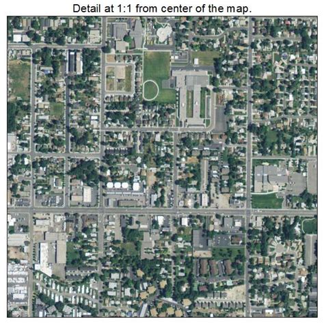 Aerial Photography Map of Millcreek, UT Utah