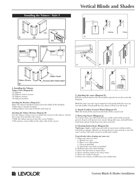 Levolor Vertical Blinds and Shades Installation Instructions | Blinds.com