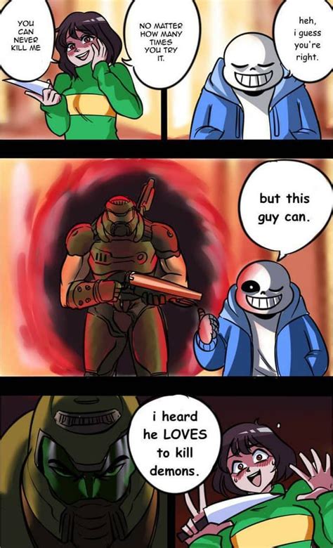 DOOM Eternal Fan art | Undertale comic funny, Anime memes funny, Funny gaming memes