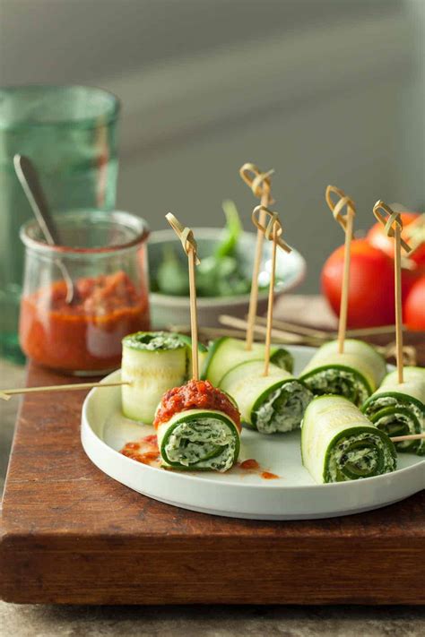 Vegan Zucchini Roll Ups | Gourmande in the Kitchen