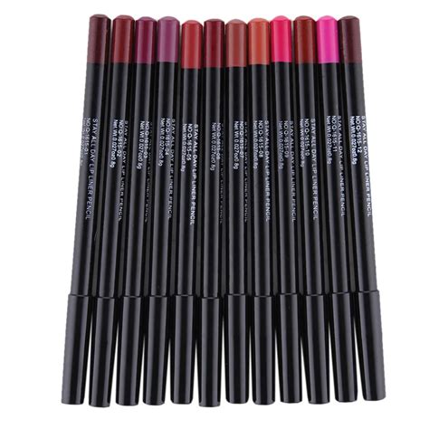 12pcs/set Professional Matte Lip Liner Pencil Set Waterproof Long ...