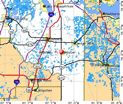 Webster, Florida (FL 33597) profile: population, maps, real estate ...